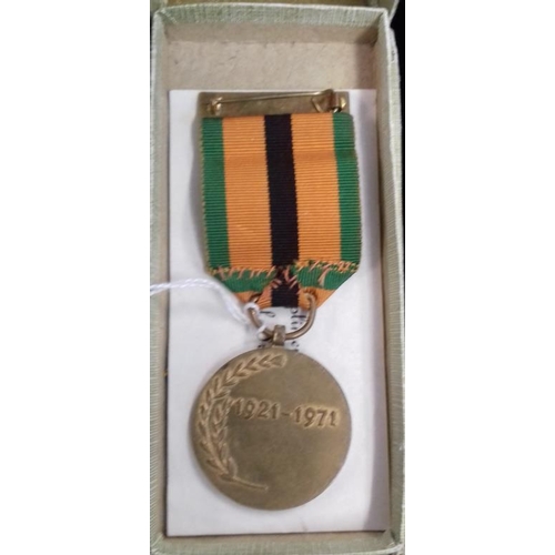 521 - Boxed 1917 - 1971 IRA Survivor's Medal