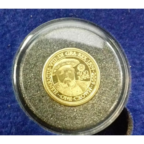 539 - Rare 22ct Tristan Dia Cunha Gold Crown - Limited Edition of 499