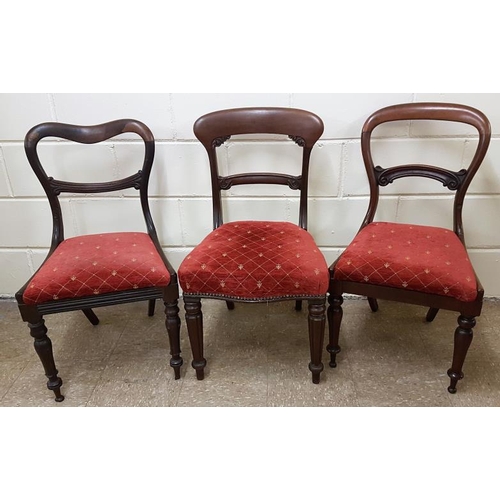 565 - Victorian Rosewood Dining Chair and a Pair of Victorian Chairs