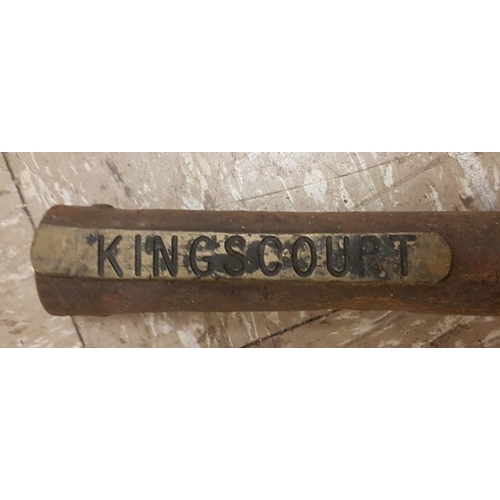 245 - Large Steel Staff Kingscourt - 23.5ns
