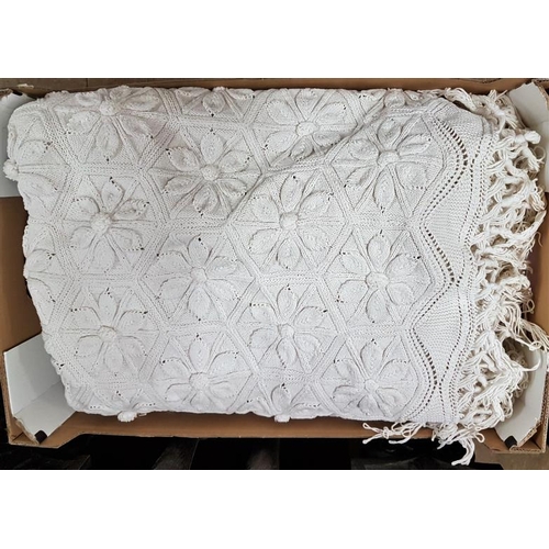 611 - Large Crocheted Bed Spread