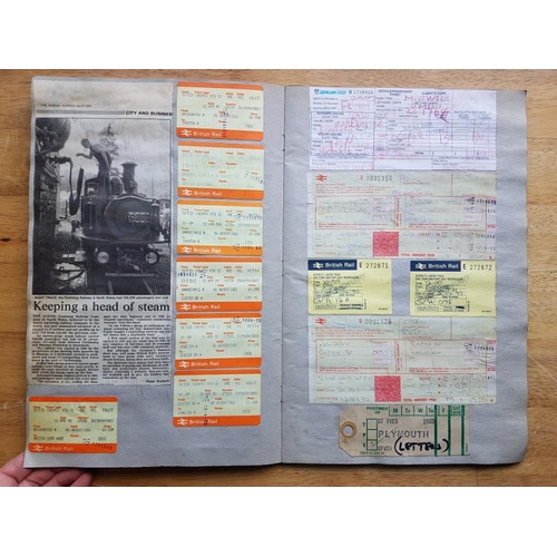 8 - Irish Railwayana Scrap Book, County Donegal Railways, Northern Ireland Railways, Great Northern Rail... 