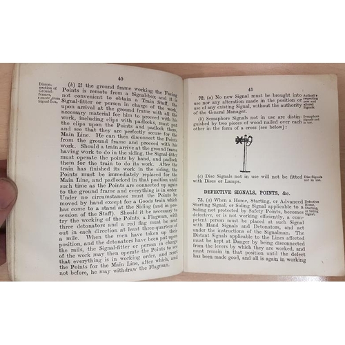 40 - Dublin and South Eastern Railway - Rules and Regulations for the Company's Officers and Servants 192... 