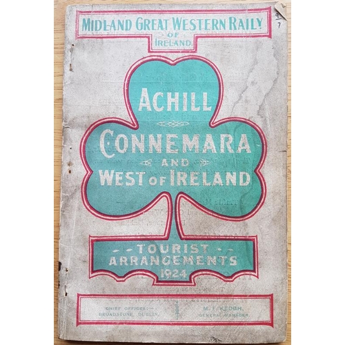 42 - Midland Great Western Railway of Ireland, Achill, Connemara and West of Ireland, Tourist Arrangement... 