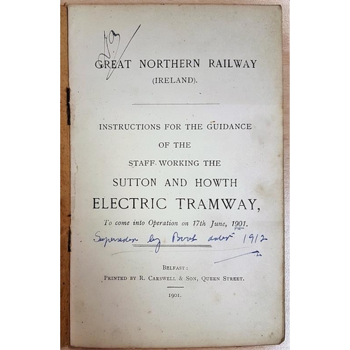 47 - Rules of the Sutton and Howth Electric Tramway 1901