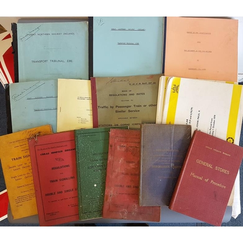 68 - Bundle of Irish Railway Interest Books/Reports, Buttevant Rail Crash, Tribunal Reports etc. c.14
