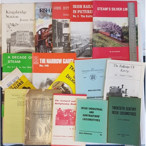 70 - Twentieth Century Irish Locomotives by W E Shepherd, 1966 and 15 other similar interest