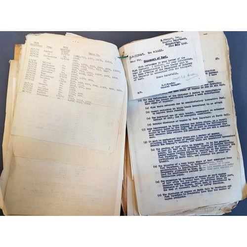 76 - Collection of GSR/CIE Reports detailing Haulage and Pilferage of Turf 1940's etc. (5)