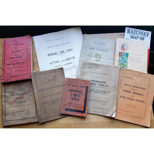 82 - Collection of Irish Railwayana Booklets etc. (10)