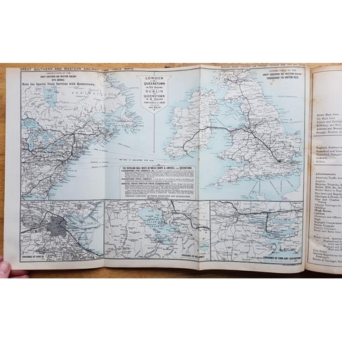 96 - Great Southern & Western Railway - Time Table 1895, with maps