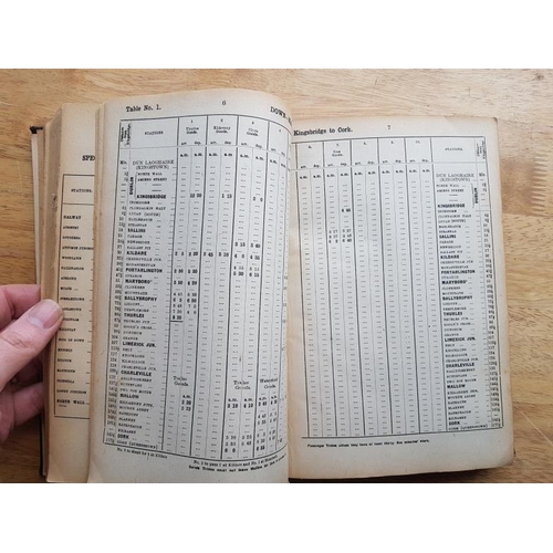 131 - Great Southern Railways Working Time Table 1930 with bound-in alterations