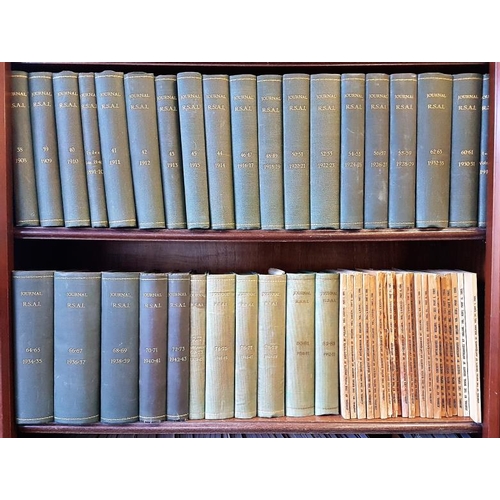 170 - Royal Society of Antiquaries of Ireland - an extensive run from Vol 1 (1849-2015) c.143 vols.