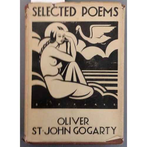 177 - Oliver St. John Gogarty - Selected Poems, with forewords by A.E….and Horace Reynolds. New Yor... 