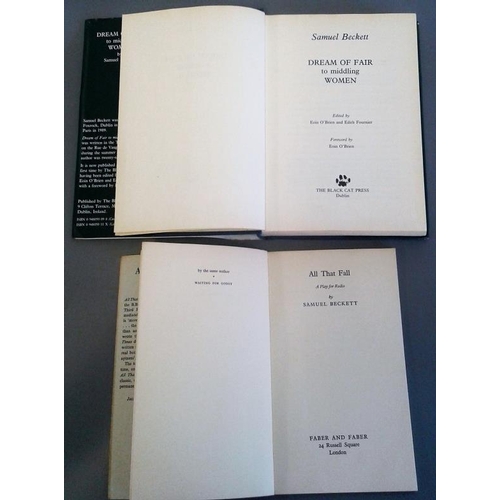 181 - Dream Of Fair To Middling Women 1992 and All That Fall 1857, 1st edition - both by Samuel Beckett... 