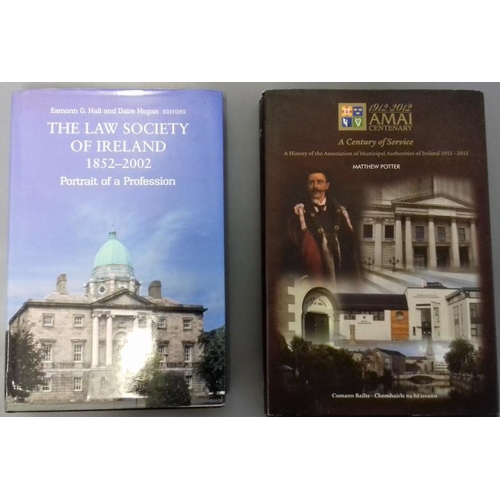 182 - 'The Law Society of Ireland - 1852 - 2002'; and 'A Century of Service - History of Municipal Authori... 
