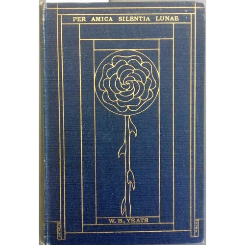 187 - YEATS, W.B.: Per Amica Silentia Lunae. London, Macmillan 1918. 8vo. original blue cloth gilt (pp.vi:... 