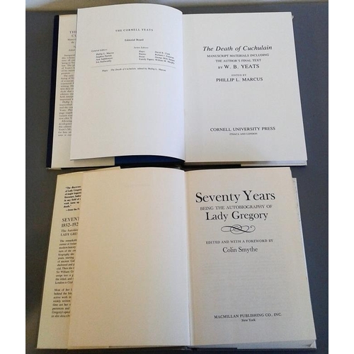 190 - Seventy Years - Autobiography by Lady Gregory 1974 and The Death Of Cuchulain by W B Yeats 1982 (2)... 