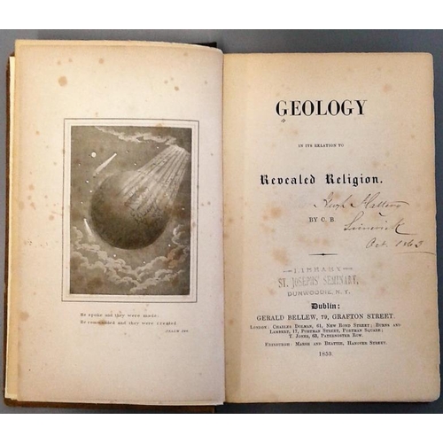 195 - Geology and Revelation or Ancient History of Earth: Geological Facts and Revealed Religion. Gerald M... 
