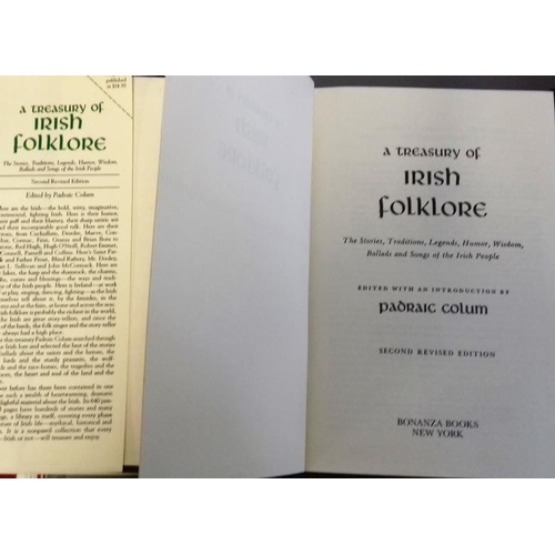197 - 'A Treasury of Irish Folklore' by Padraic Colum; and 'Tales of Old Ireland' edited by Michael O'Mear... 