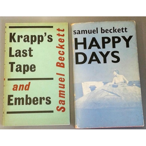 212 - Happy Days 1962 and Krapp's Last Tape 1959, 2 first editions by Samuel Beckett (2)