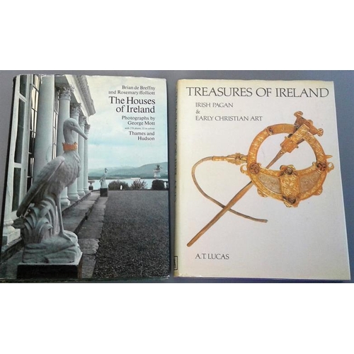 379 - Treasures Of Ireland by A T Lucas 1973 and The Houses Of Ireland by Brian DeBreffny 1975, illustrate... 