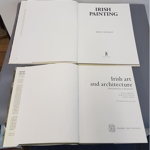 380 - Irish Art And Architecture by P Harbison and J Sheehy, 1978, first edition and Irish Painting by Bri... 