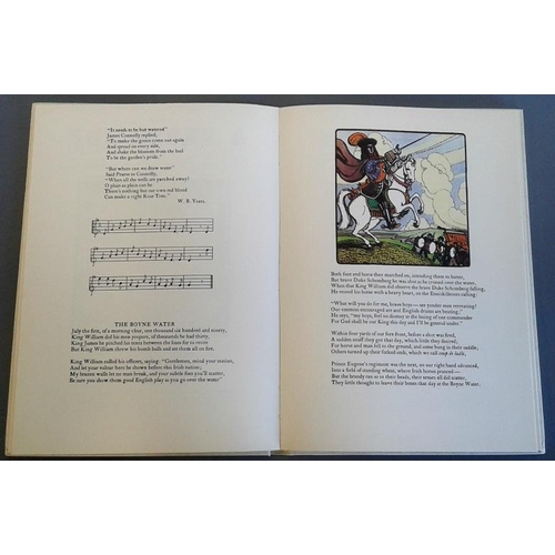 385 - W B Yeats and F R Higgins - Broadsides, Old And New Songs 1971. Coloured plates by Jack B Yeats, Mau... 