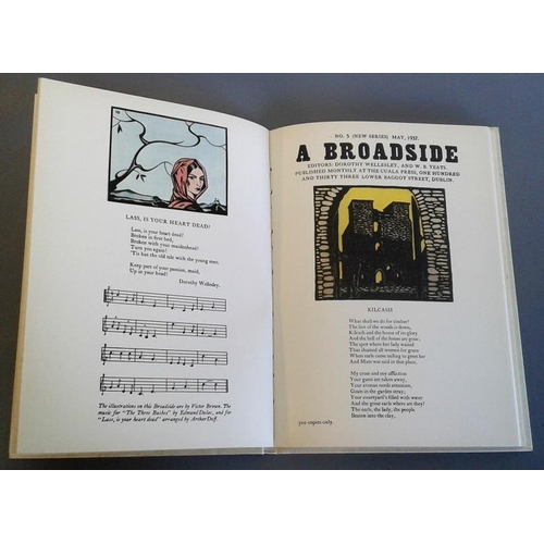 386 - W B Yeats and Dorothy Wellesley - Broadsides, New Irish and English Songs 1971, illustrated in colou... 