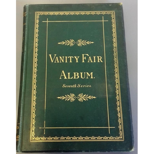 392 - The Vanity Fair Album 1875 with numerous coloured caricatures of Sovereigns, Judges etc.. Large foli... 