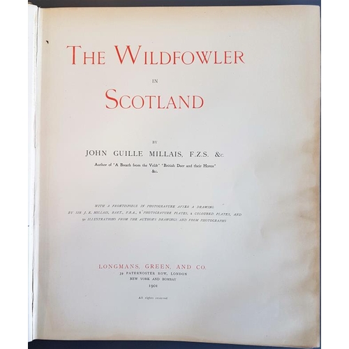 393 - The Wild Fowler in Scotland by John G Millais, 1901 with illustrations