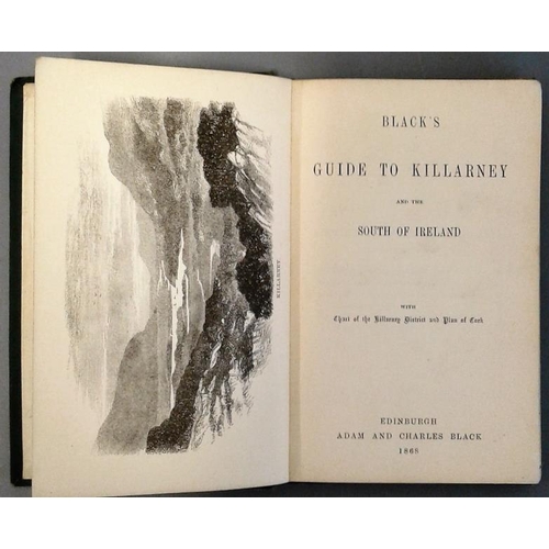 394 - Black’s Guide to Killarney and the South of Ireland with Chart of the Killarney District and Plan of... 