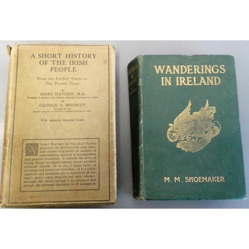 397 - 'A Short History of the Irish People' by Hayden and Moonan; and 'Wanderings in Ireland' by M. M. Sho... 