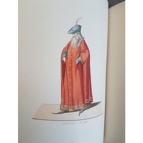 400 - Costumes of the Thirteenth, Fourteenth and Fifteenth Centuries by P Mercurj, London 1844 with numero... 