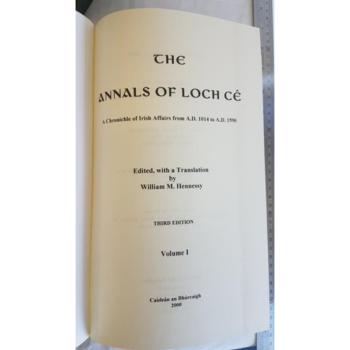 473 - The Annals of Lough Cé. A chronicle of Irish affairs from A.D. 1014 to A.D. 1590. Edited and with a ... 