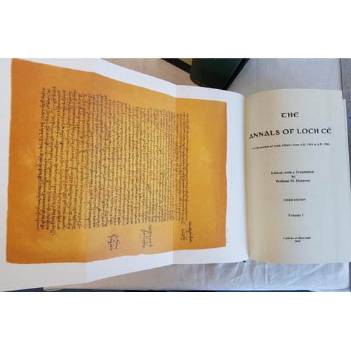 473 - The Annals of Lough Cé. A chronicle of Irish affairs from A.D. 1014 to A.D. 1590. Edited and with a ... 