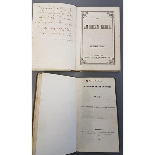 478 - New York Observer, Letters From Europe In 1828, published in New York 1828 and Feres Amerikan Reder,... 