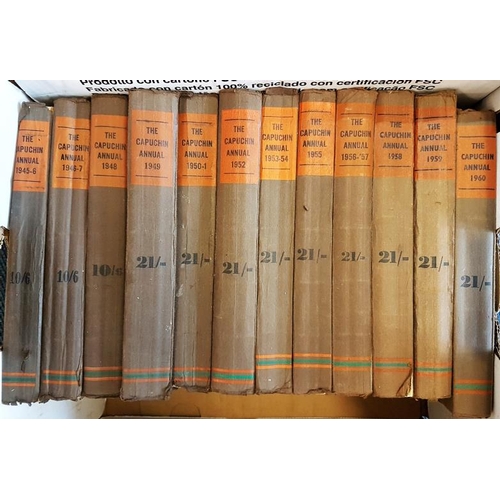 487 - The Capuchin Annual, a run from 1945 to 1976, 28vols