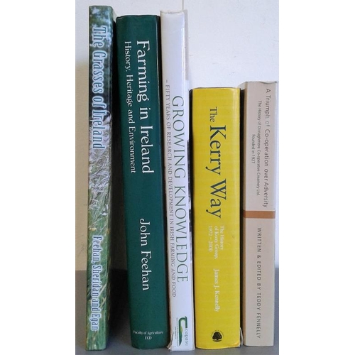 500 - 'Farming in Ireland' by John Feehan; 'The Grasses of Ireland' by John Feehan; 'Growing Knowledge' an... 