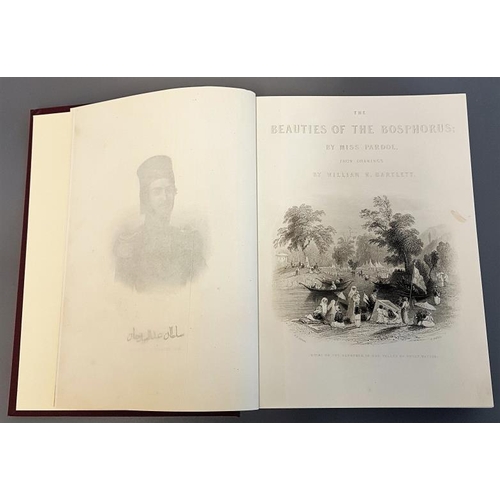 504 - The Beauties Of The Bosphorous by Miss Pardoe and W H Bartlett with numerous topographical steel eng... 