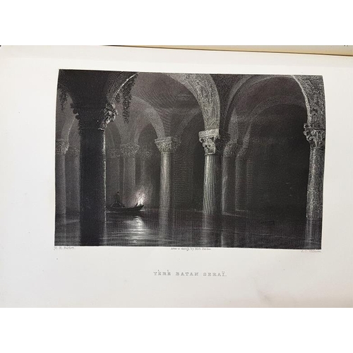 504 - The Beauties Of The Bosphorous by Miss Pardoe and W H Bartlett with numerous topographical steel eng... 