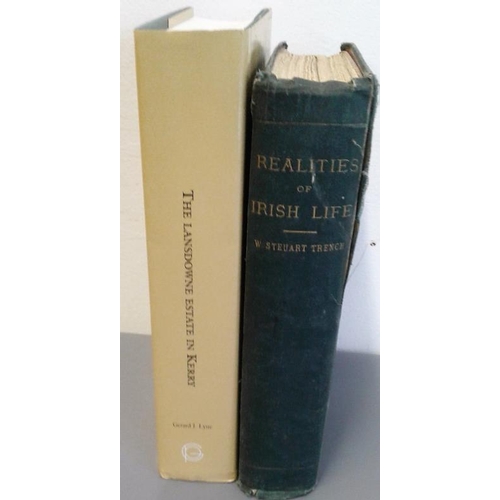 514 - 'Realities of Irish Life' by W. Stuart Trench - 1st Edition (1868);  and  'The Landsdowne ... 