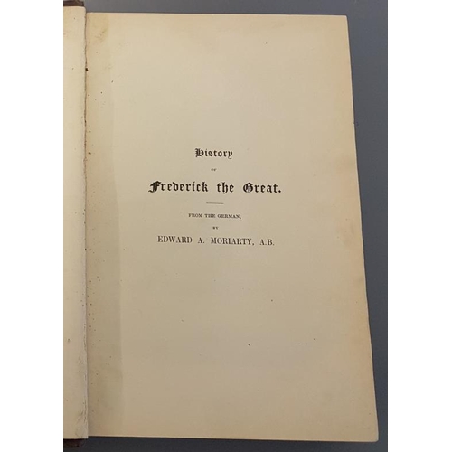 517 - History Of Frederick The Great, c.1830 with original sealed document from The Court of William of Pr... 