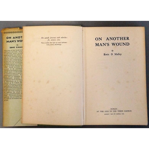 519 - On Another Man’s Wound by Ernie O’Malley. 1936. Three Candles Press. Excellent copy in n... 