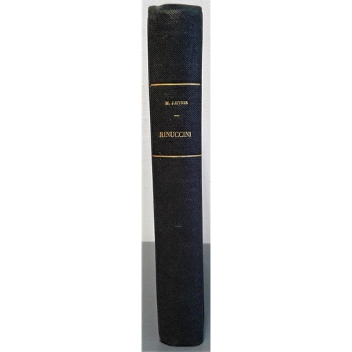 523 - The Mission of Rinuccini Nuncio Extraordinary to Ireland 1645-1649. Michael J. Hynes. Louvain. 1932.... 