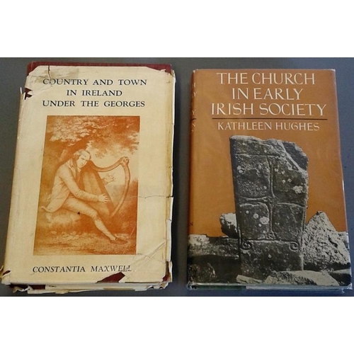 524 - Country And Town In Ireland Under The Georgians by Constance Maxwell and The Church In Early Irish S... 