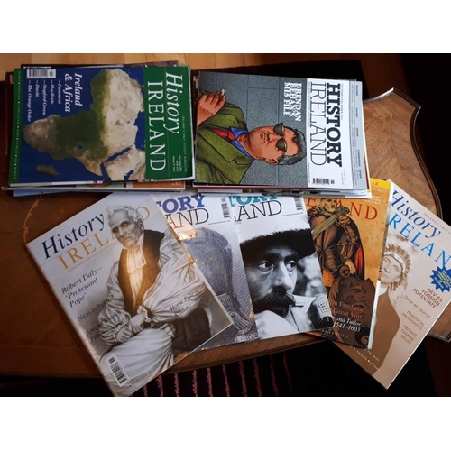 560 - Bundle of twenty-five plus copies of History Ireland Magazine. Includes fold-out inserts for Irish H... 