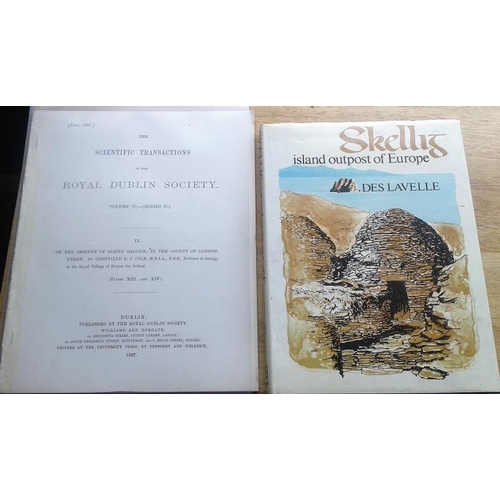 480 - The Scientific Transaction of the Royal Dublin Society (Vol VII Series 2) and Skelligs - Island Outp... 