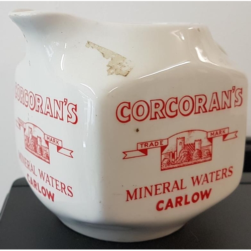 5 - Corcoran's Mineral Waters, Carlow Water Jug by Arklow (as found), c.4.5in tall