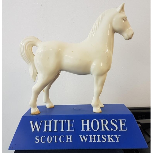 6 - White Horse Whisky Advertising Figure, 9in tall