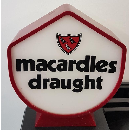 11 - Macardles Draught Tap Front, c.7.5 x 9in